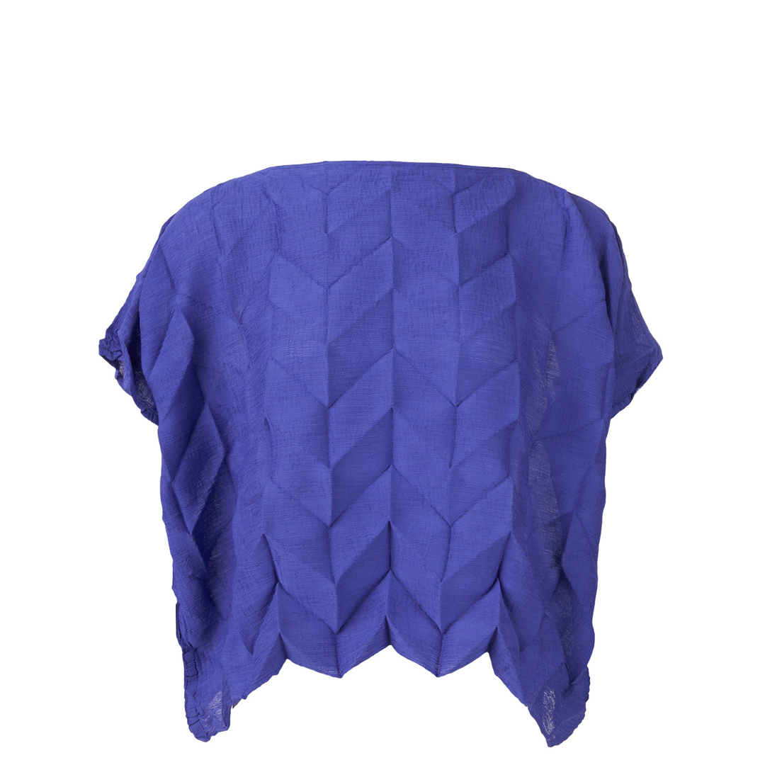 meISSEYMIYAKE_ZigZagSee-ThruCrepeTop_Hyacinth