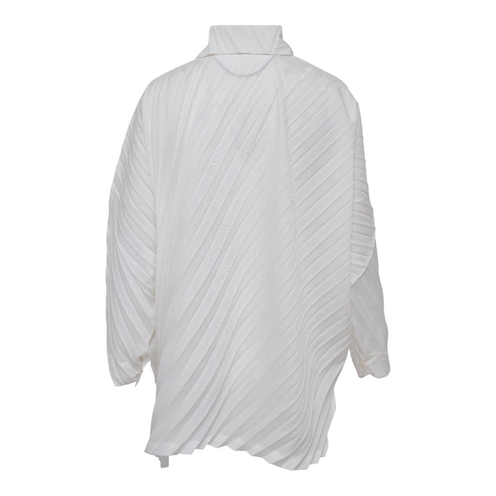 Club21 - me ISSEY MIYAKE - Angle Pleats Shirt Top - PLEATED SHIRT - White