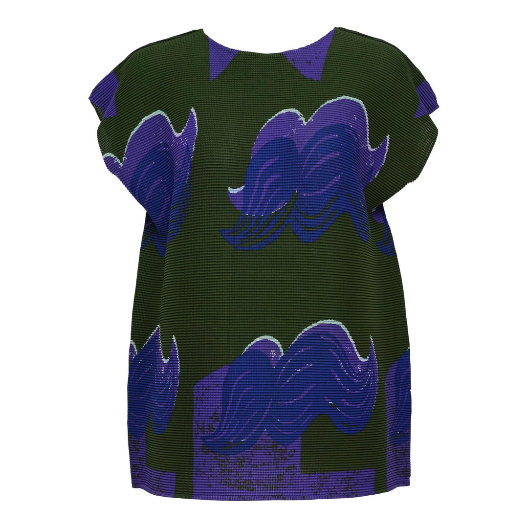 Club21 - me ISSEY MIYAKE - Bangs Top - PLEATED TOPS - Khaki-Hued