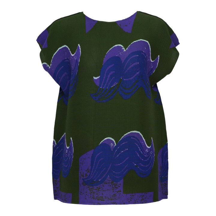 Club21 - me ISSEY MIYAKE - Bangs Top - PLEATED TOPS - Khaki-Hued