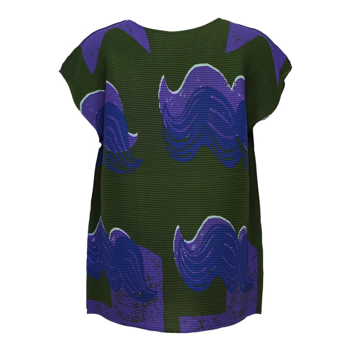 Club21 - me ISSEY MIYAKE - Bangs Top - PLEATED TOPS - Khaki-Hued