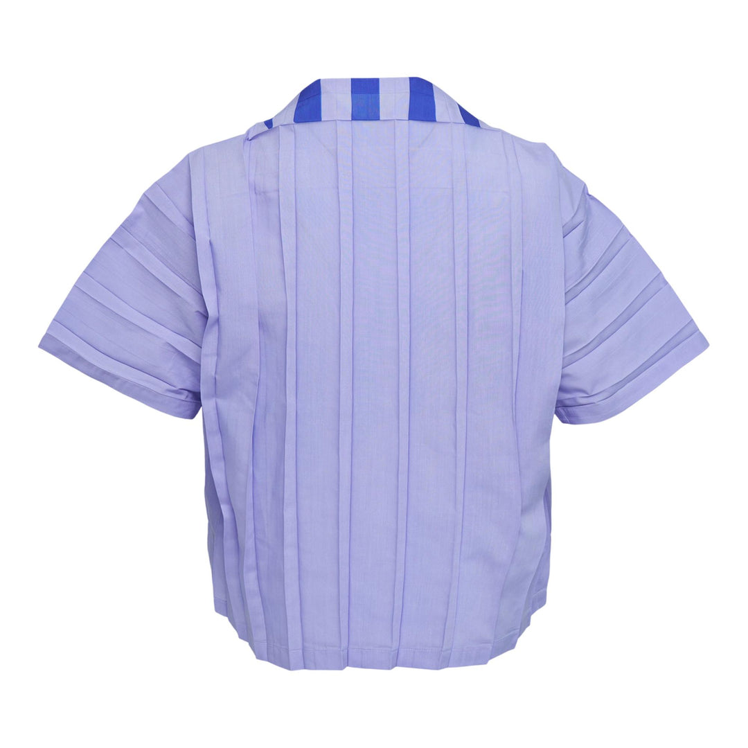 Club21 - me ISSEY MIYAKE - Bottle Pleats Shirt - PLEATED TOPS - Purple-Hued