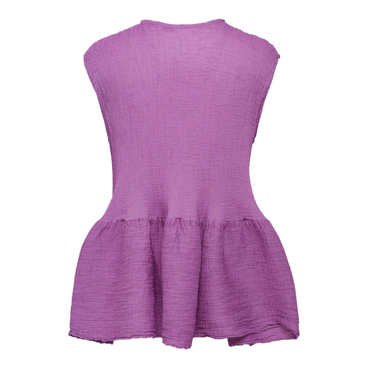 Club21 - me ISSEY MIYAKE - Bounce See-Through Crepe Tank - TANK TOPS - Lilac