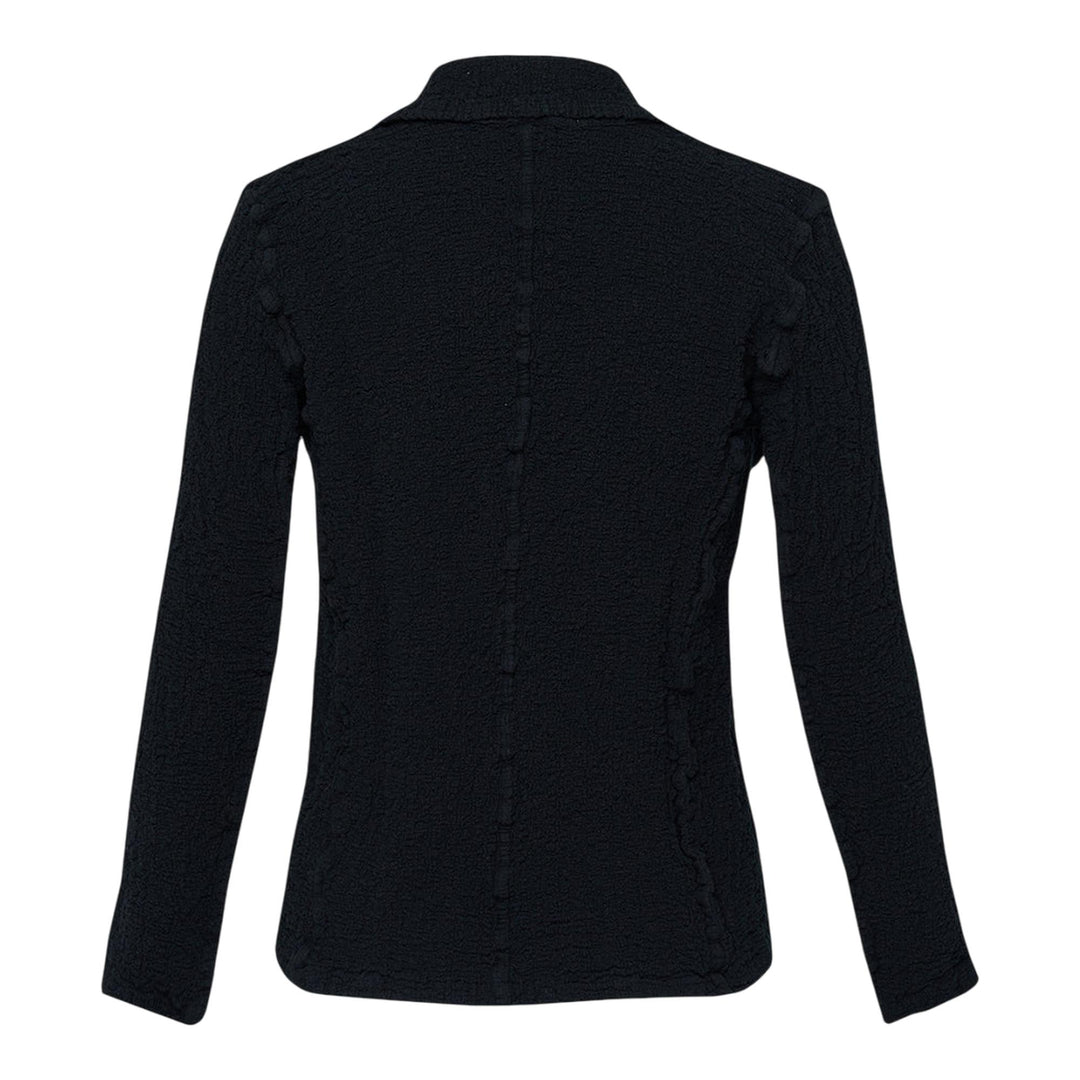 Club21 - me ISSEY MIYAKE - Cauliflower Basic Lapel Jacket - JACKETS - Black