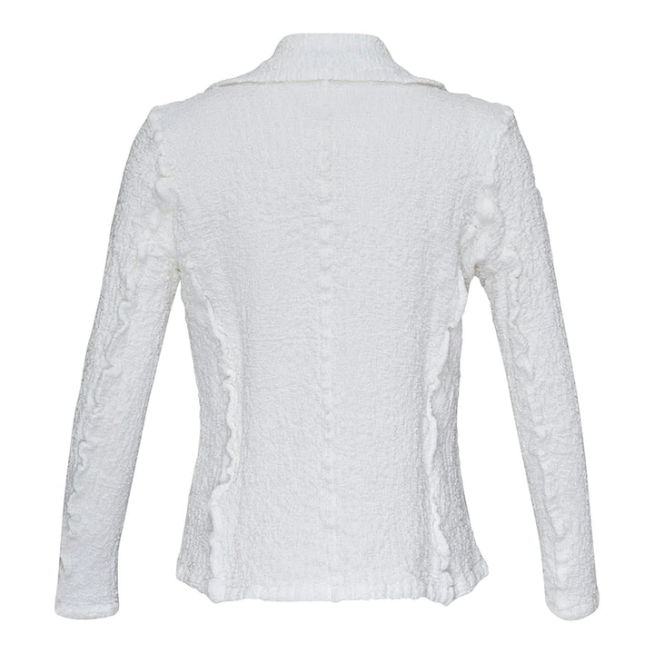 Club21 - me ISSEY MIYAKE - Cauliflower Basic Lapel Jacket - JACKETS - White