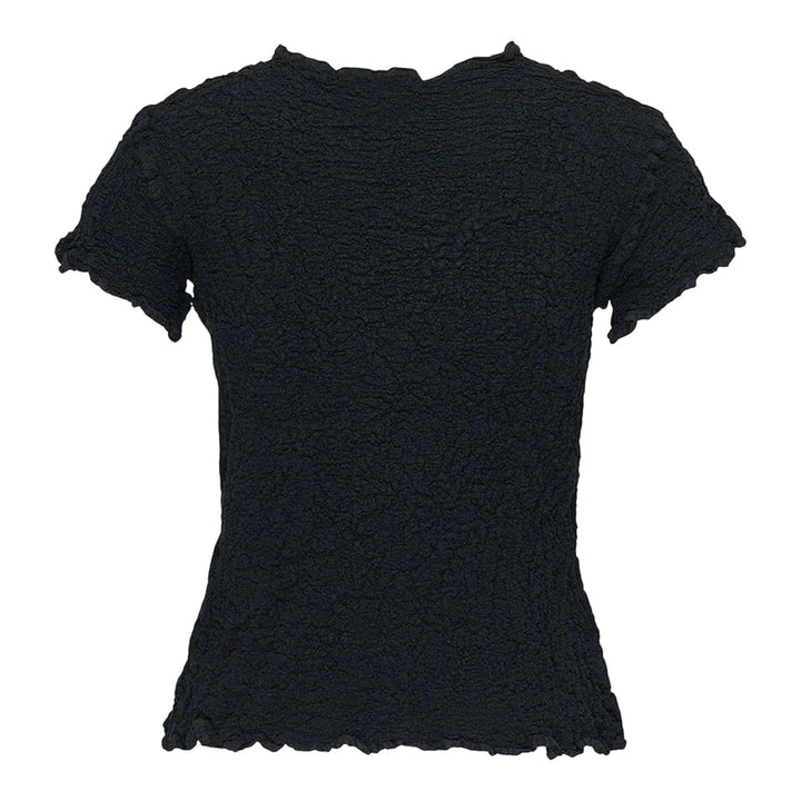 Club21 - me ISSEY MIYAKE - Cauliflower Basic Top - KNIT TOPS - Black