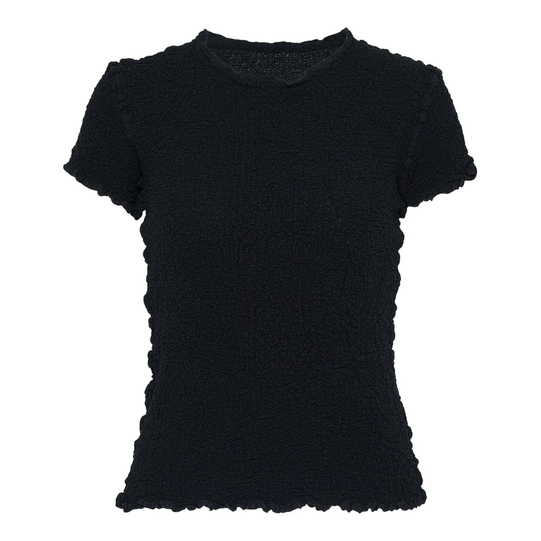 Club21 - me ISSEY MIYAKE - Cauliflower Basic Top - KNIT TOPS - Black