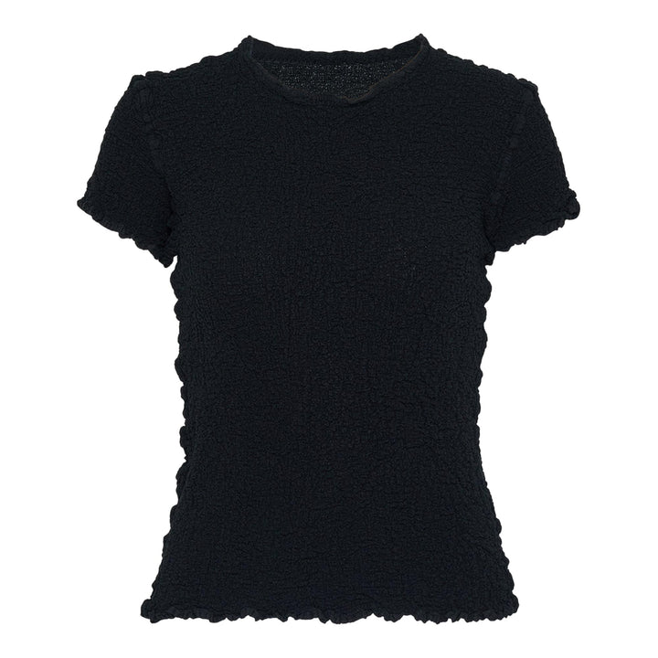 Club21 - me ISSEY MIYAKE - Cauliflower Basic Top - KNIT TOPS - Black