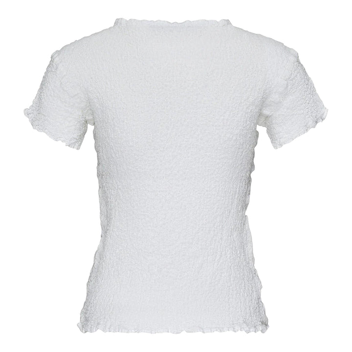 Club21 - me ISSEY MIYAKE - Cauliflower Basic Top - KNIT TOPS - White