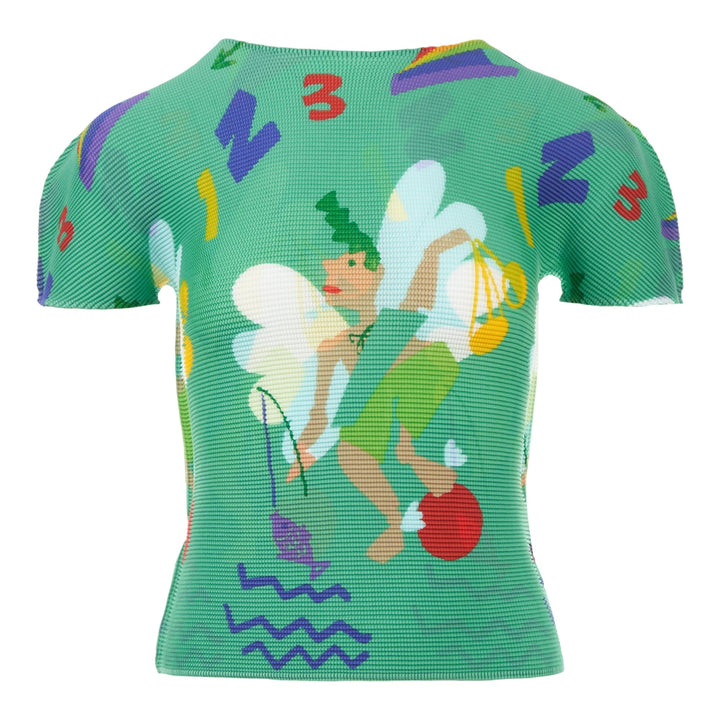 Club21 - me ISSEY MIYAKE - Chance Short Sleeve Top - WOVEN TOPS - Green