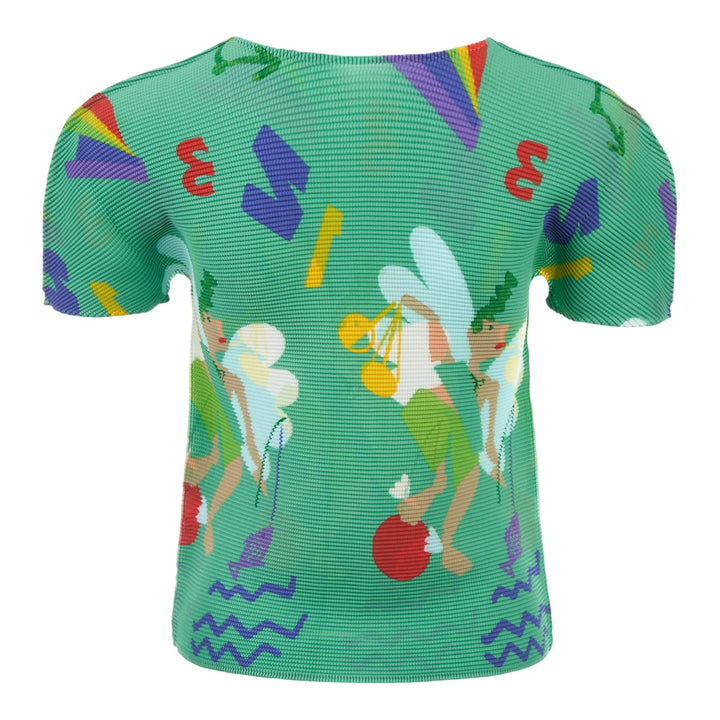 Club21 - me ISSEY MIYAKE - Chance Short Sleeve Top - WOVEN TOPS - Green