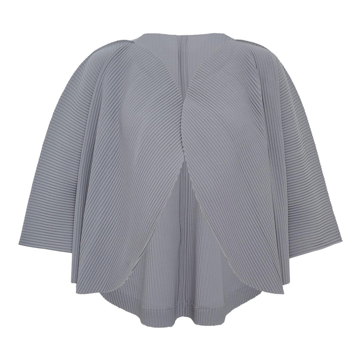 Club21 - me ISSEY MIYAKE - Circle Pleats Cardigan - PLEATED CARDIGANS - Gray
