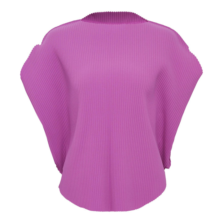 Club21 - me ISSEY MIYAKE - Circle Pleats Top - PLEATED TOPS - Fuchsia Pink