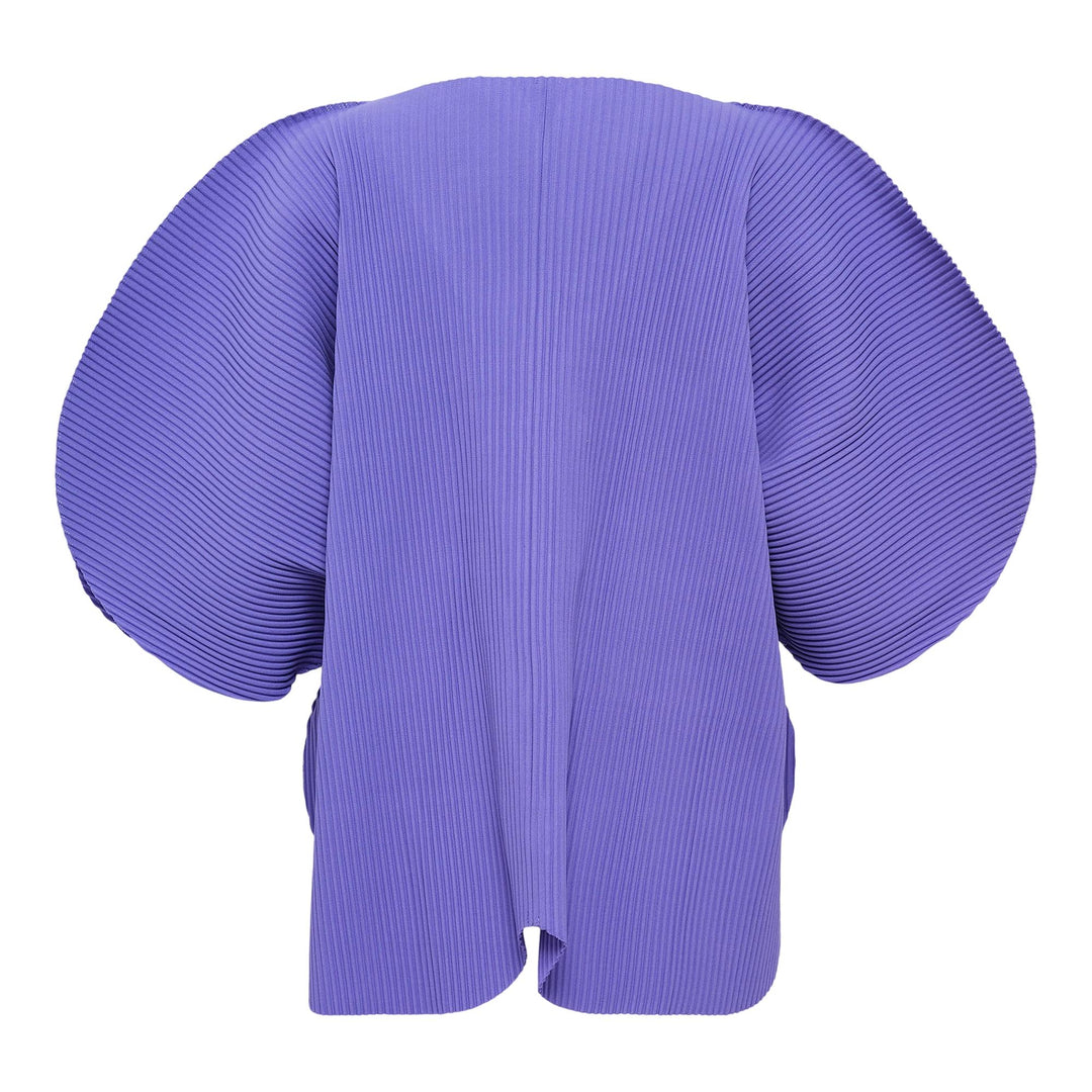 Club21 - me ISSEY MIYAKE - Clover Pleats Cardigan - PLEATED CARDIGANS - Violet