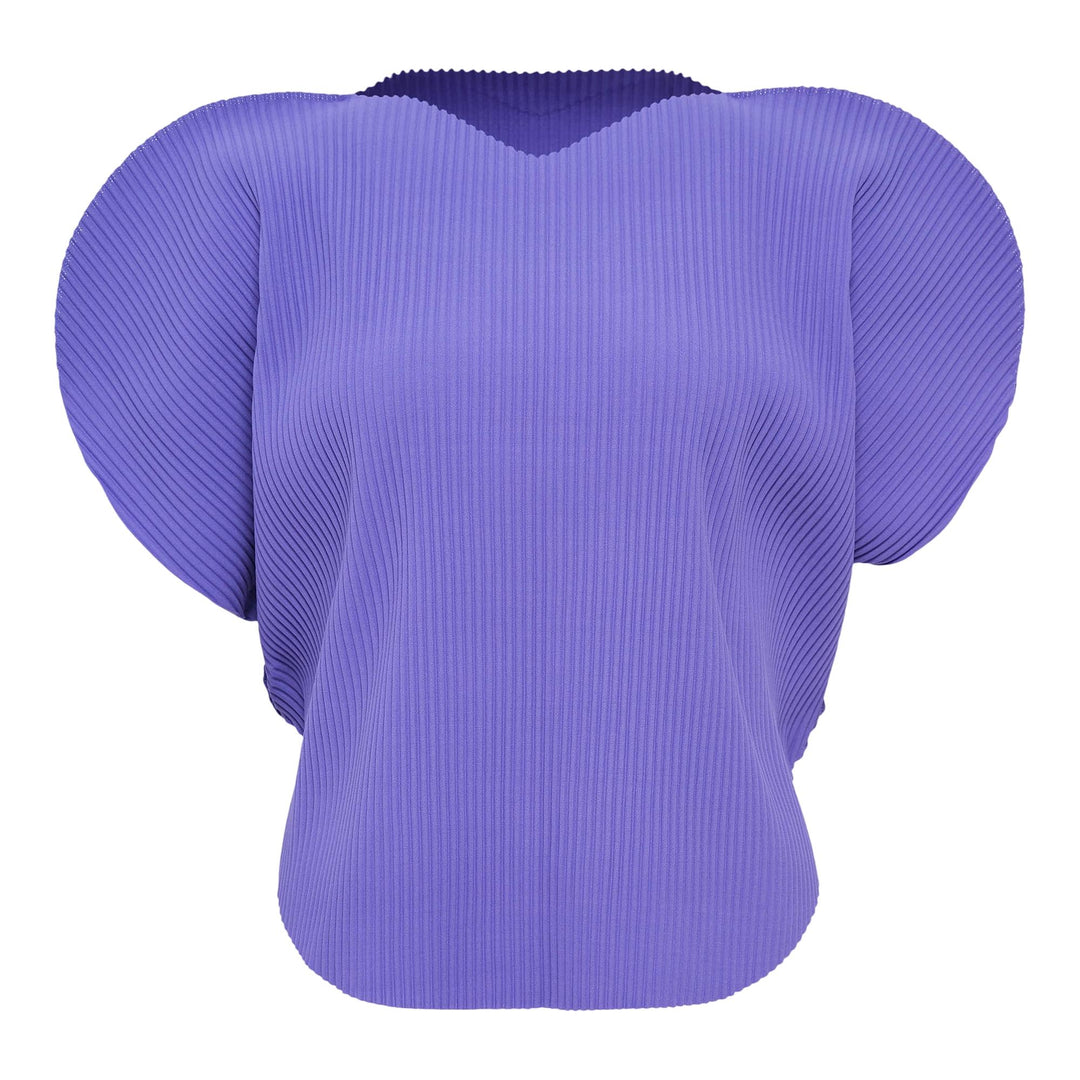 Club21 - me ISSEY MIYAKE - Clover Pleats Top - PLEATED TOPS - Violet
