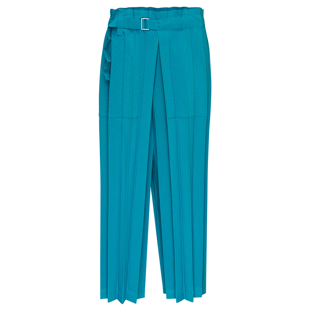 me_ISSEY_MIYAKE_Color_Pleats_Bottom_1_Pants_Turquiose