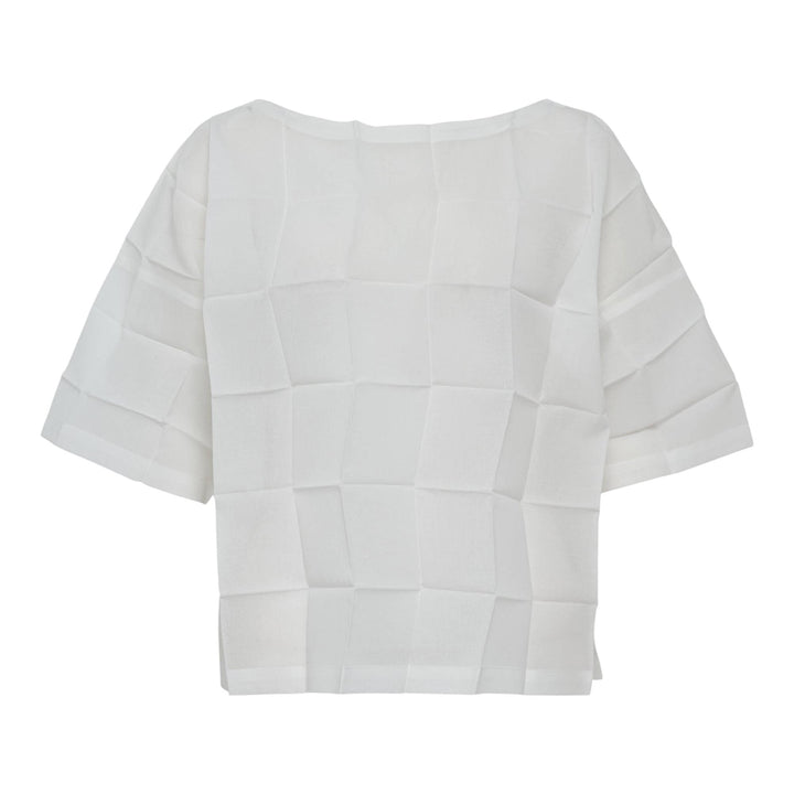Club21 - me ISSEY MIYAKE - Dice Pleats Shirt - PLEATED TOPS - White