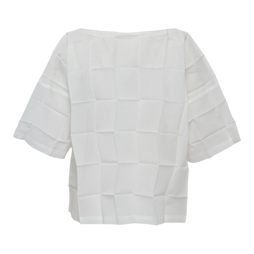 Club21 - me ISSEY MIYAKE - Dice Pleats Shirt - PLEATED TOPS - White