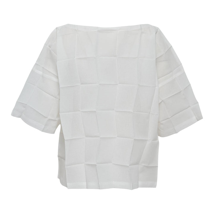 Club21 - me ISSEY MIYAKE - Dice Pleats Shirt - PLEATED TOPS - White