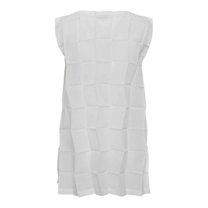 Club21 - me ISSEY MIYAKE - Dice Pleats Shirt Tunic - PLEATED TUNICS - White