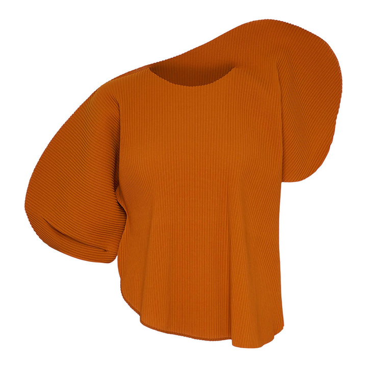 Club21 - me ISSEY MIYAKE - Dogu Pleats Top - PLEATED TOPS - Amber