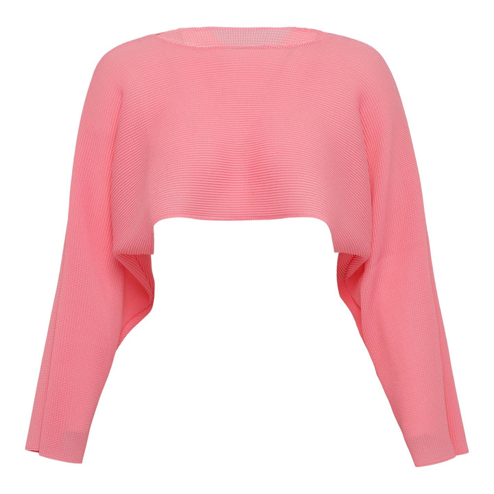 Club21 - me ISSEY MIYAKE - Dolman Stretch Pleats 1 Top - PLEATED TOPS - Peach