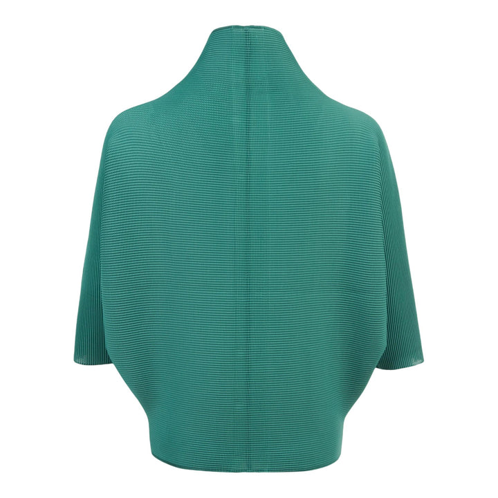 Club21 - me ISSEY MIYAKE - Dolman Stretch Pleats 2 Cardigan - CARDIGANS - Green