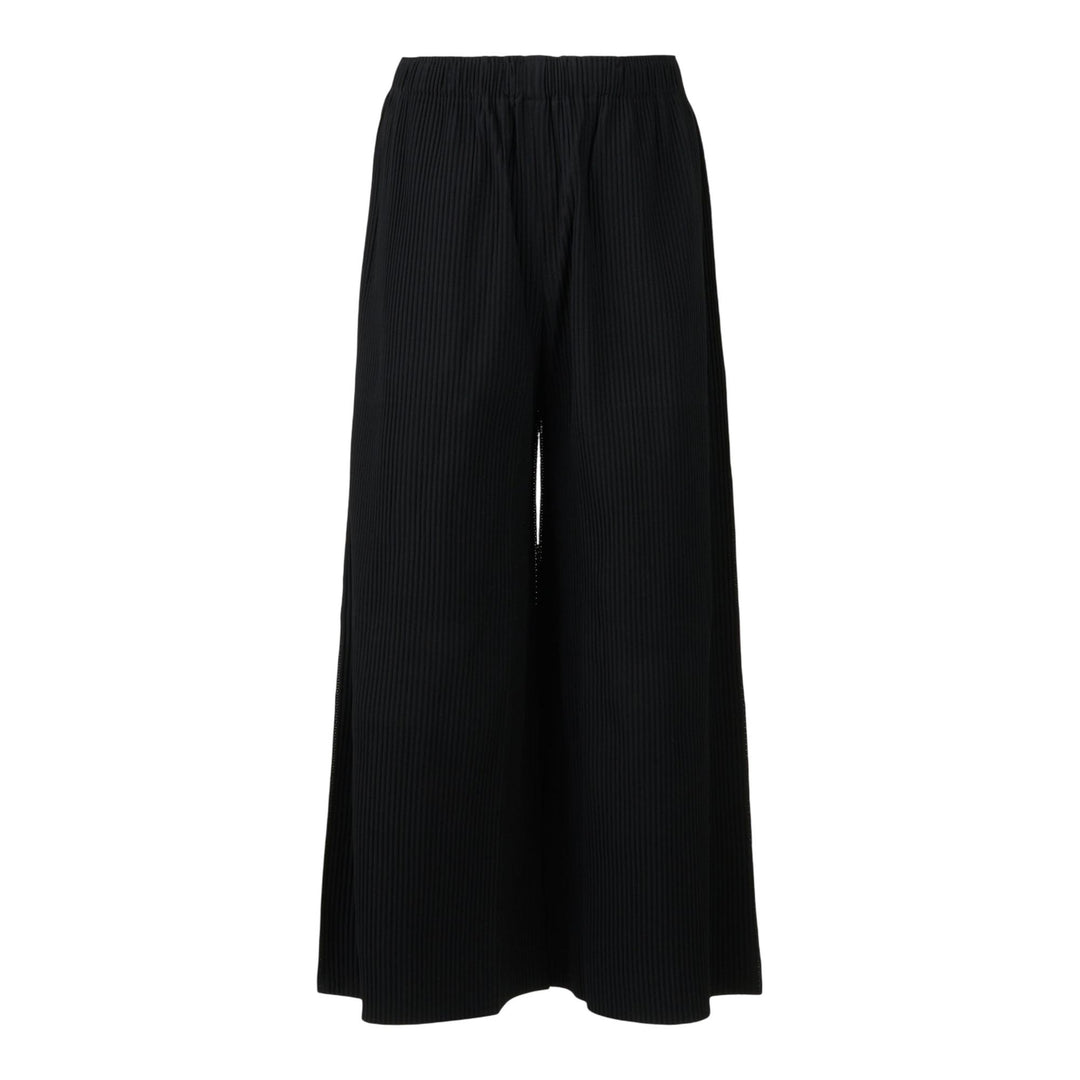 me_ISSEY_MIYAKE_Fine_Knit_Pleats_Black_Pants_Black
