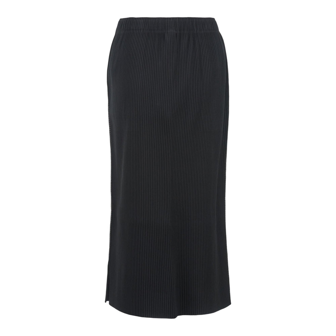 Club21 - me ISSEY MIYAKE - Fine Knit Pleats Black Skirt - SKIRTS - Black