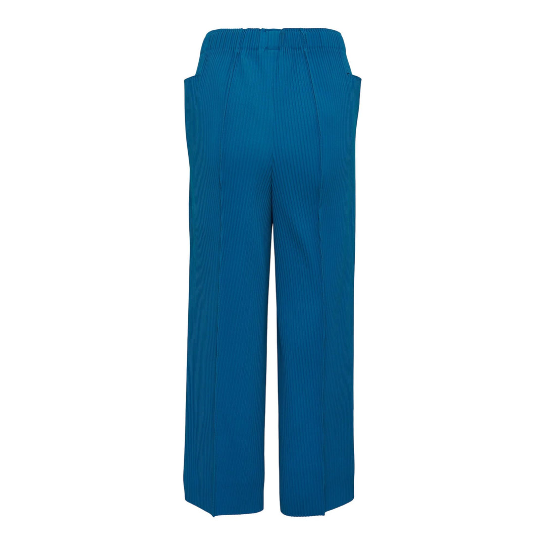 Club21 - me ISSEY MIYAKE - Fine Knit Pleats Color 1 Pants - PLEATED PANTS - Cyan