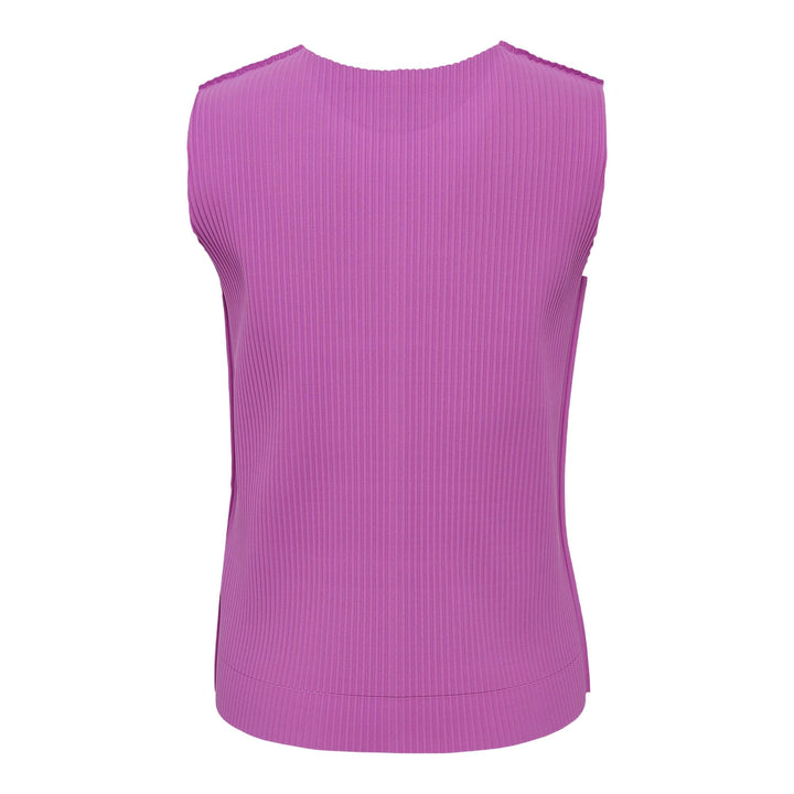 Club21 - me ISSEY MIYAKE - Fine Knit Pleats Color 1 Tank - PLEATED TANK TOPS - Fuchsia Pink