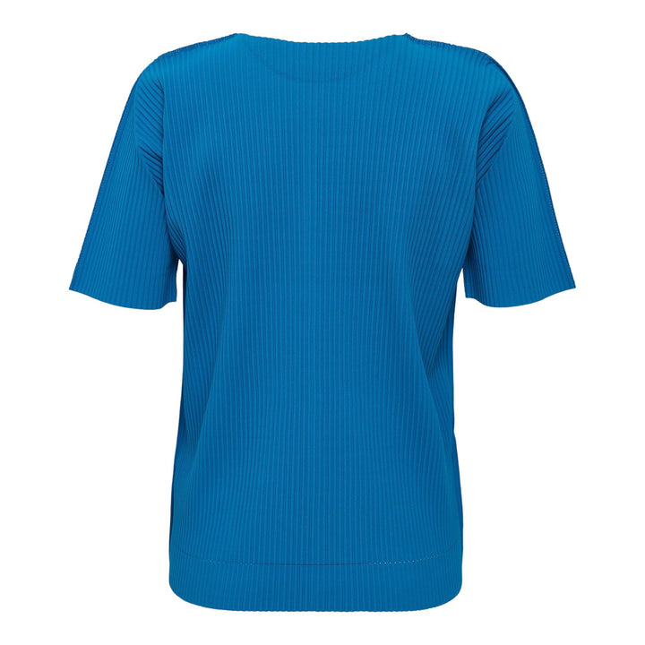 Club21 - me ISSEY MIYAKE - Fine Knit Pleats Color 1 Top - PLEATED TOPS - Cyan