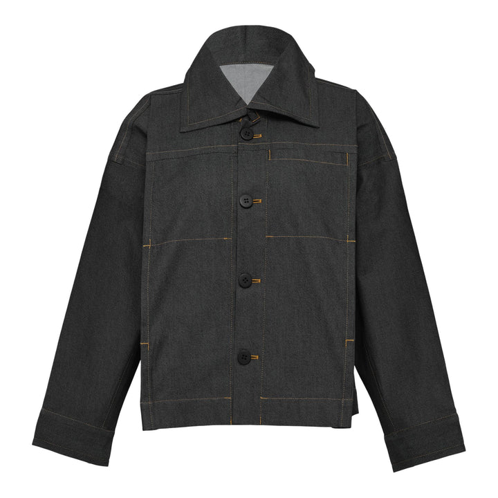 Club21 - me ISSEY MIYAKE - Flat Denim Jacket - JACKETS - Black
