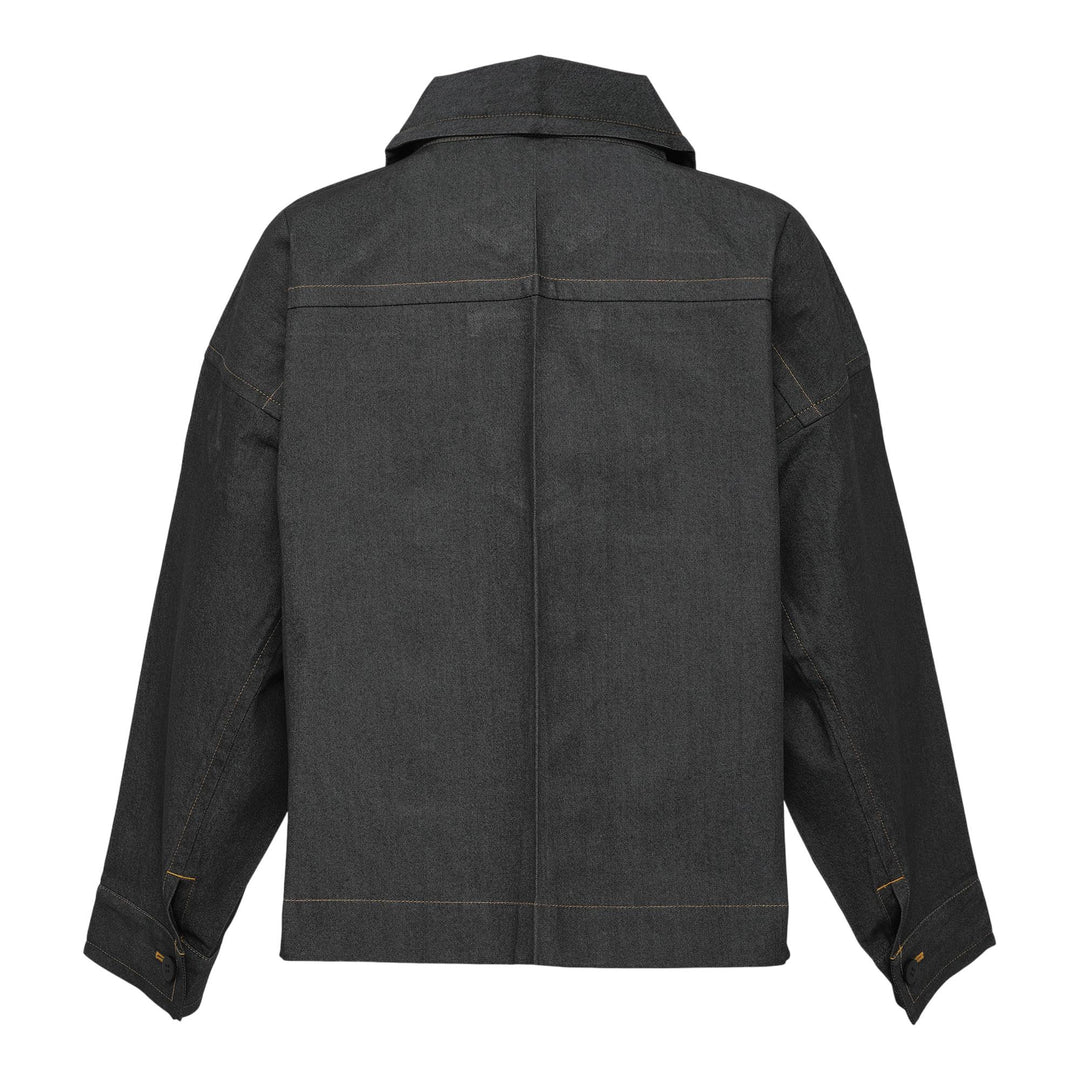 Club21 - me ISSEY MIYAKE - Flat Denim Jacket - JACKETS - Black