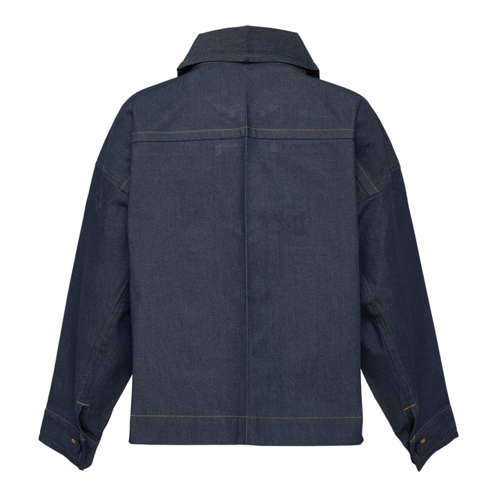 Club21 - me ISSEY MIYAKE - Flat Denim Jacket - JACKETS - Indigo