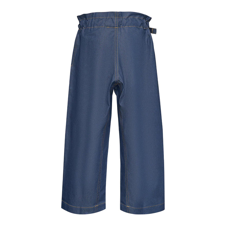 Club21 - me ISSEY MIYAKE - Flat Denim Wide Leg Pants - PANTS - Indigo