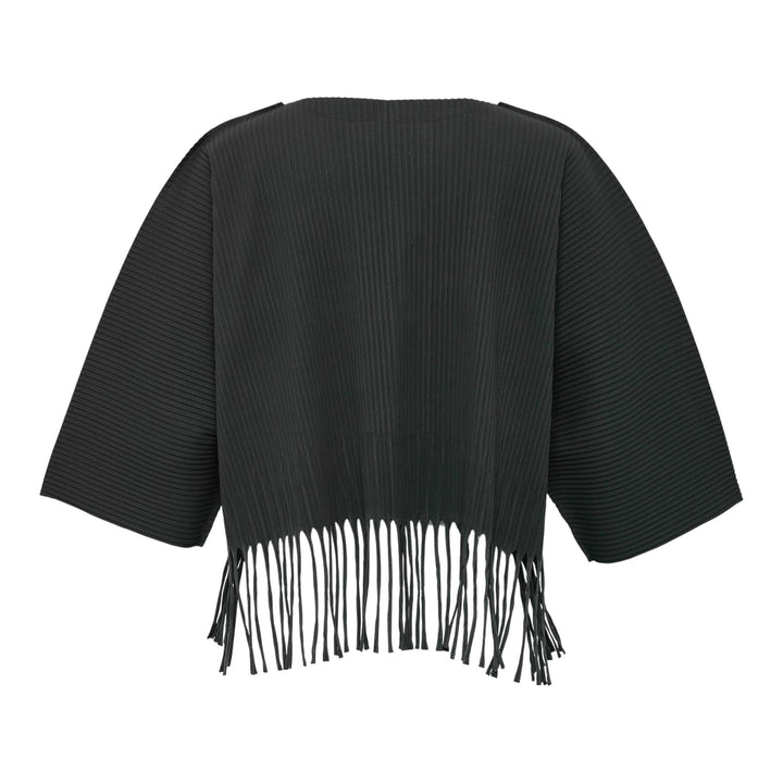 Club21 - me ISSEY MIYAKE - Fringe Pleats Cardigan - PLEATED CARDIGANS - Dark Green