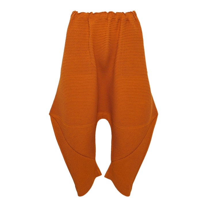 Club21 - me ISSEY MIYAKE - Fuwa Fuwa Mesh Pleats Pants - PLEATED PANTS - Amber