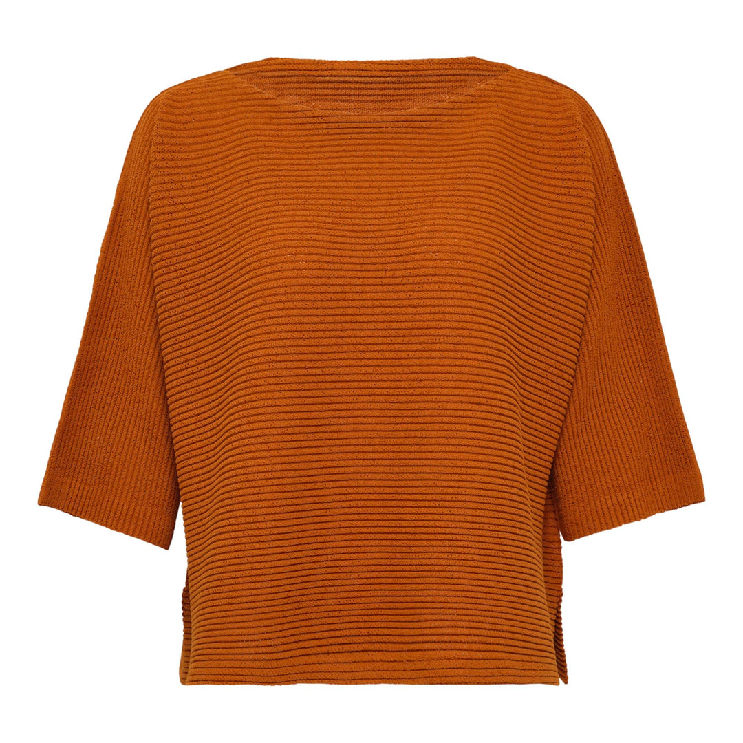 Club21 - me ISSEY MIYAKE - Fuwa Fuwa Mesh Pleats Top - PLEATED TOPS - Amber