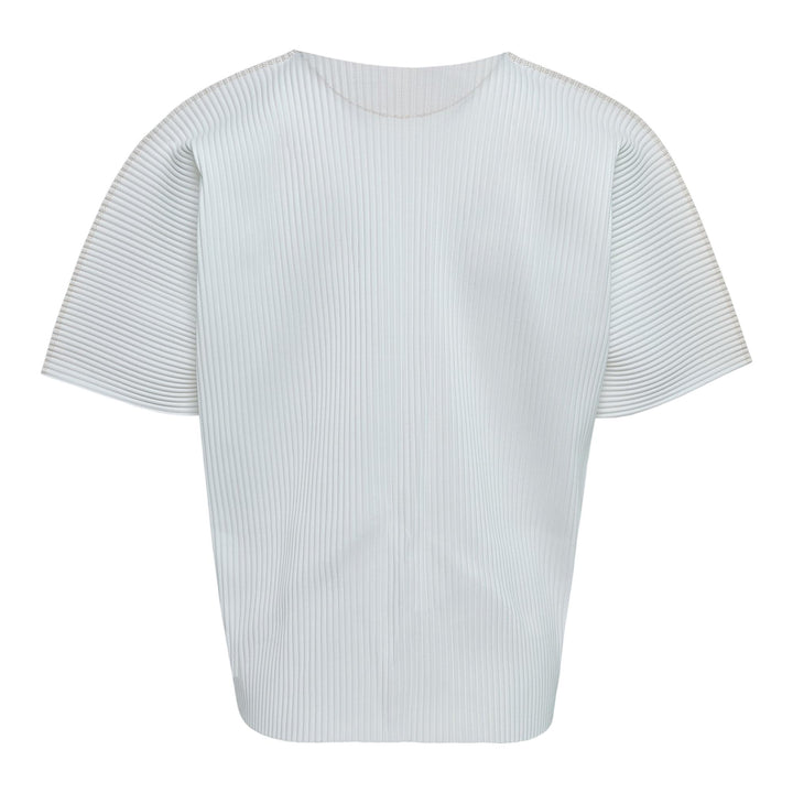 Club21 - me ISSEY MIYAKE - Grow Fine Knit Pleats T Top - PLEATED TOPS - Beige-Hued