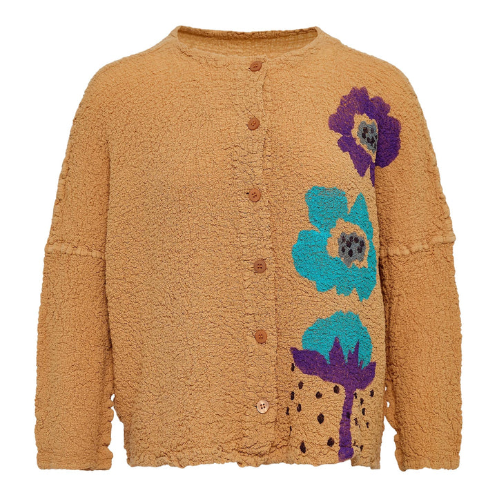 Club21 - me ISSEY MIYAKE - Grow Print Cauliflower Cardigan - CARDIGANS - Beige-Hued