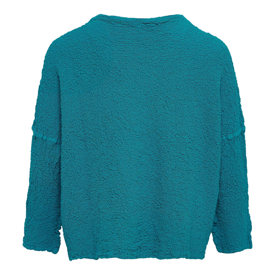 Club21 - me ISSEY MIYAKE - Grow Print Cauliflower Cardigan - CARDIGANS - Turquoise-Hued