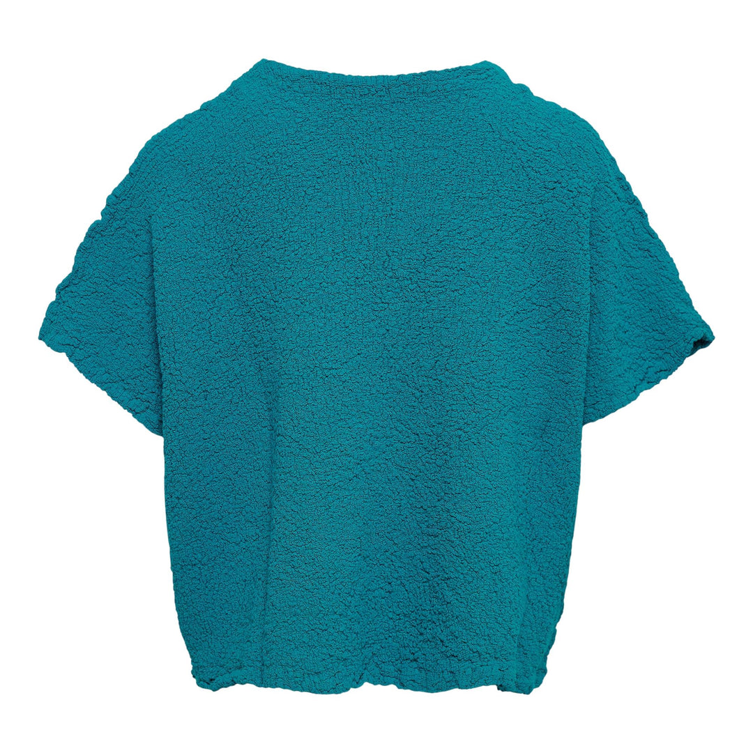 Club21 - me ISSEY MIYAKE - Grow Print Cauliflower Top - KNIT TOPS - Turquoise-Hued