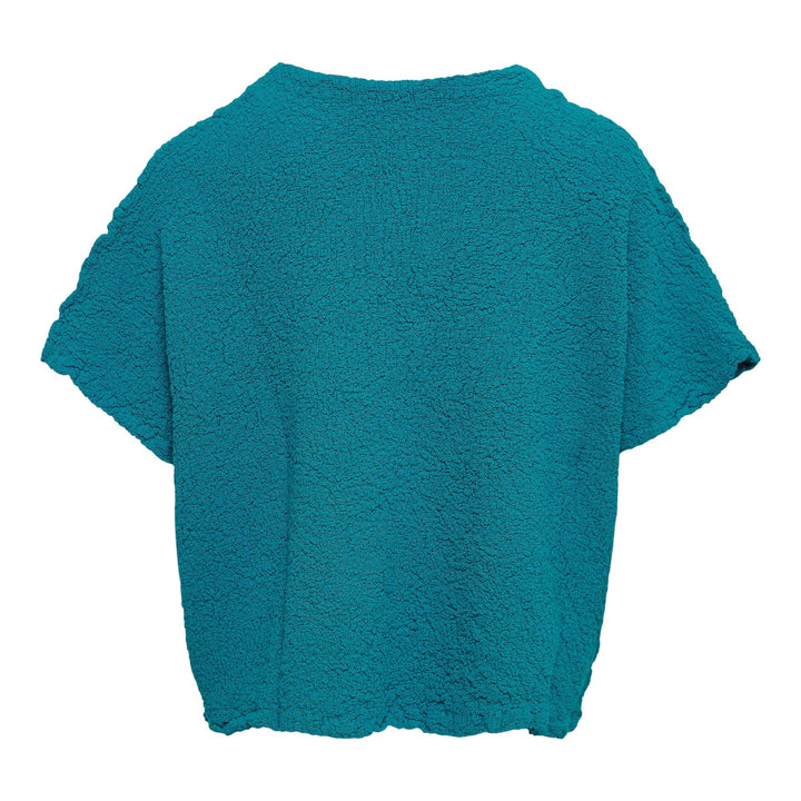 Club21 - me ISSEY MIYAKE - Grow Print Cauliflower Top - KNIT TOPS - Turquoise-Hued