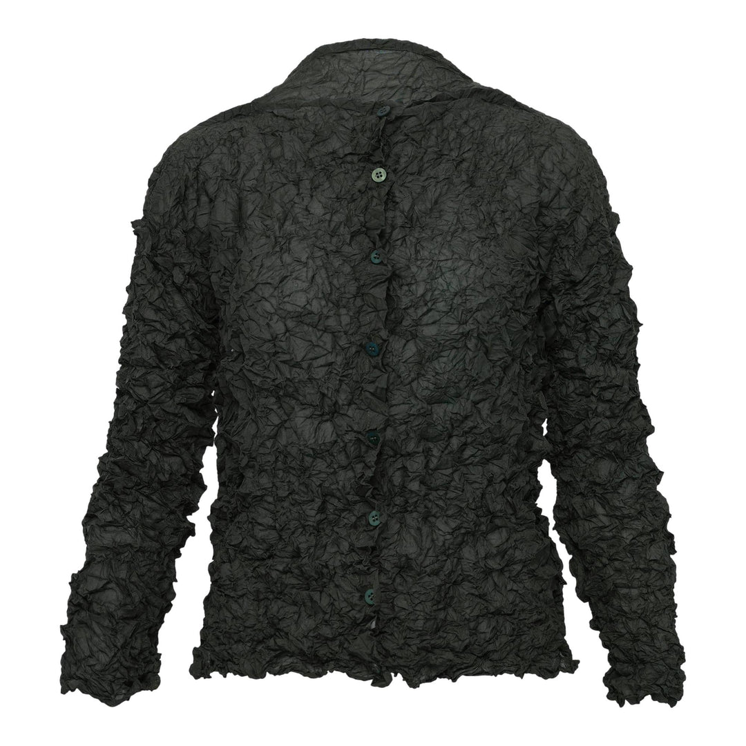 Club21 - me ISSEY MIYAKE - Meringue Top Cardigan - CARDIGANS - Dark Green