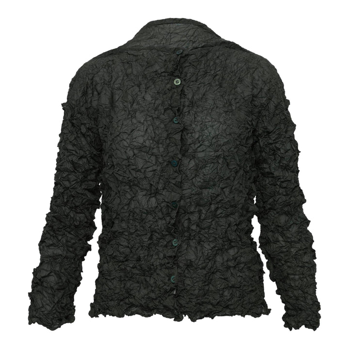 Club21 - me ISSEY MIYAKE - Meringue Top Cardigan - CARDIGANS - Dark Green