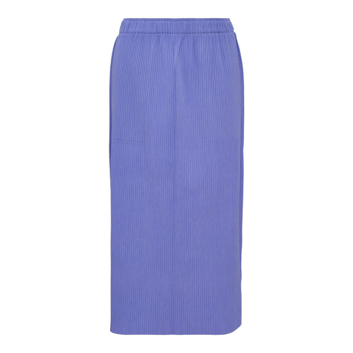 Club21 - me ISSEY MIYAKE - Mix Fine Knit Pleats Bottom Skirt - PLEATED SKIRTS - Lavender