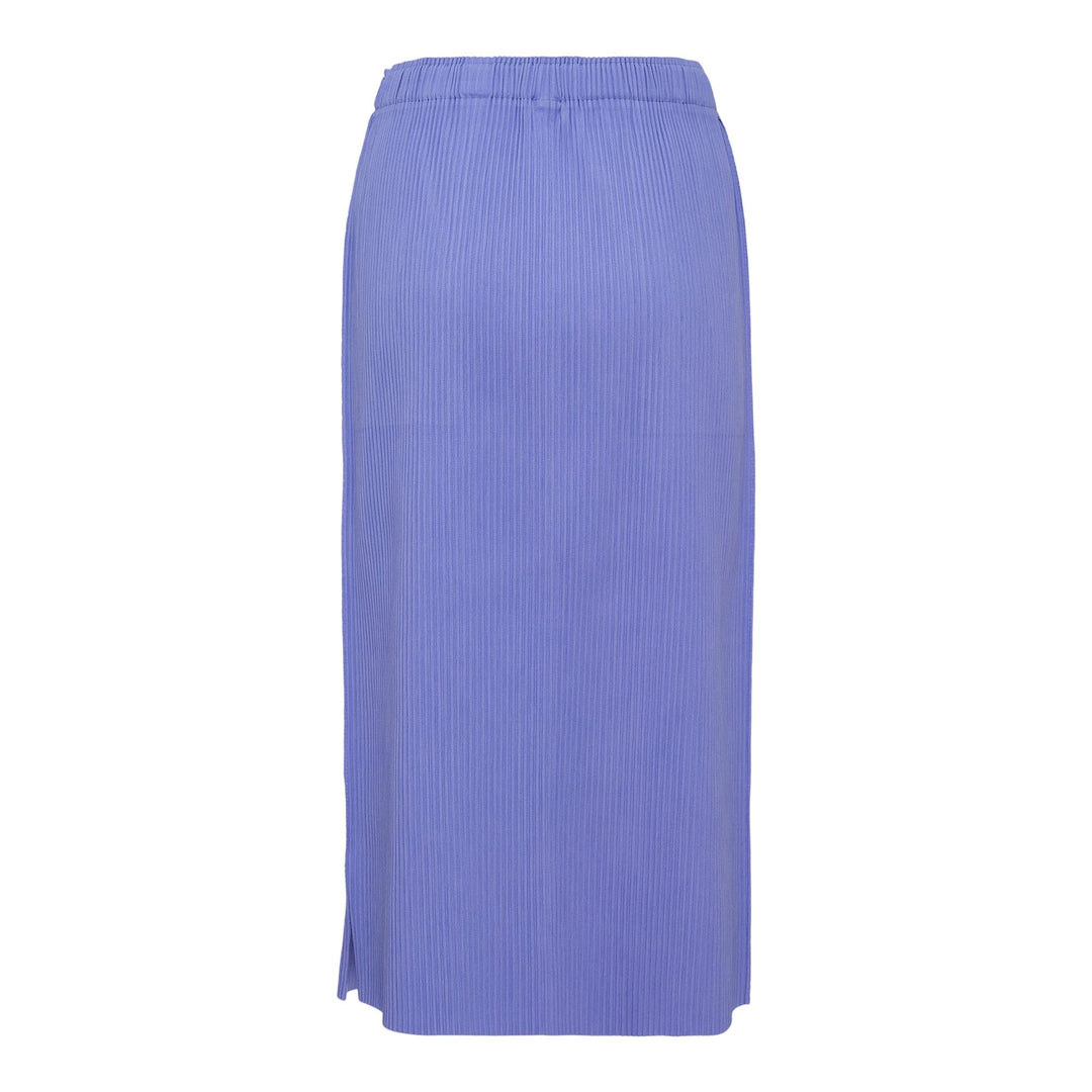 Club21 - me ISSEY MIYAKE - Mix Fine Knit Pleats Bottom Skirt - PLEATED SKIRTS - Lavender