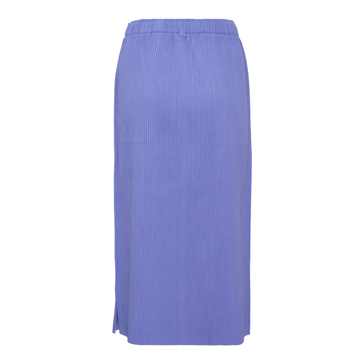 Club21 - me ISSEY MIYAKE - Mix Fine Knit Pleats Bottom Skirt - PLEATED SKIRTS - Lavender