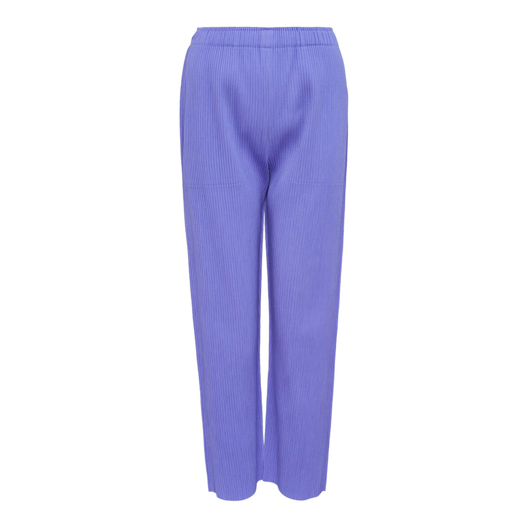 Club21 - me ISSEY MIYAKE - Mix Fine Knit Pleats Straight Pants - PLEATED PANTS - Lavender